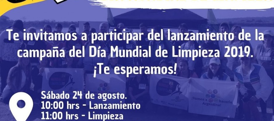 En Vicente López se realizará el lanzamiento de la campaña «Día Mundial de Limpieza»