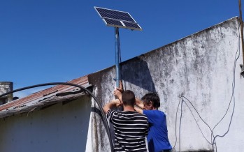 Se instalaron paneles solares en las islas de Campana