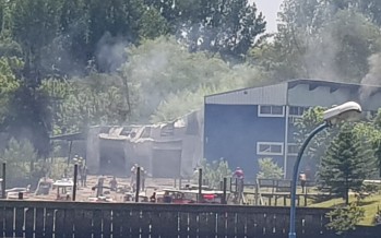 Se incendió el Club de Remeros Escandinavos en Tigre