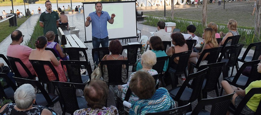 San Fernando: En la Costanera Municipal se realizó una charla de concientización ambiental
