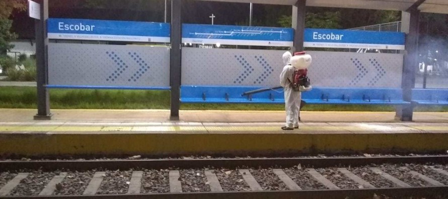 Coronavirus: la Municipalidad de Escobar intensifica la desinfección de los refugios de de transporte, colectivos y el espacio público