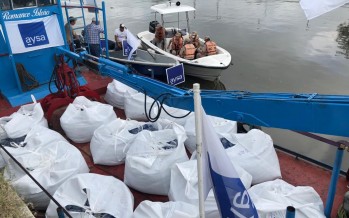 Coronavirus: AySA distribuye agua potable en el Delta