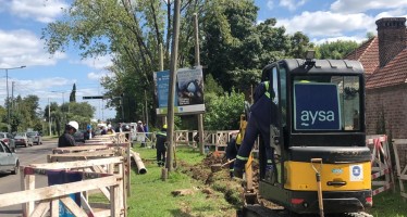 AySA reactivó las obras de cloacas en Tigre que estaban paralizadas