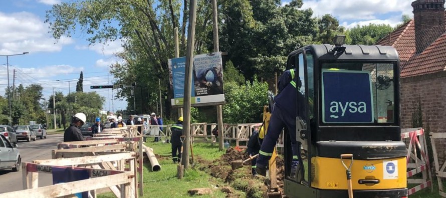 AySA reactivó las obras de cloacas en Tigre que estaban paralizadas