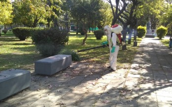 La Municipalidad de Escobar sigue adelante con las tareas de desinfección en todo el distrito