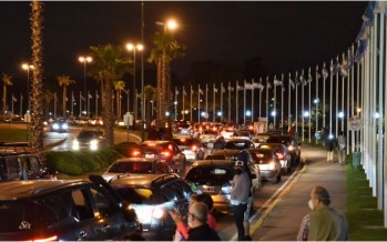 Pese a la advertencia de la Policía, en Tigre realizaron una caravana en contra de la cuarentena
