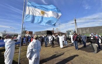En el barrio San Jorge, el Municipio de Tigre y el Ejército conmemoraron el Día de la Bandera