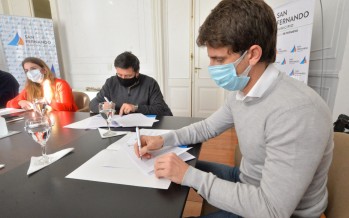 San Fernando firmó acuerdos con el Ministerio de Desarrollo Social para la reactivación laboral y el cuidado infantil