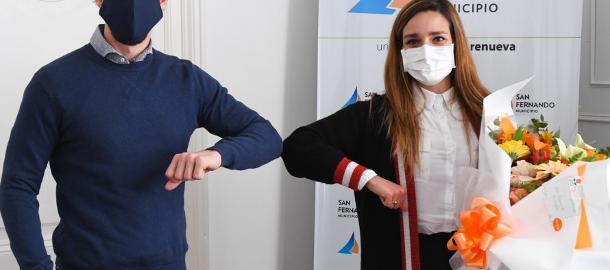 San Fernando reconoció a la primera médica de la ciudad en donar plasma para pacientes con COVID-19