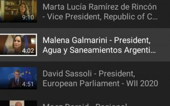 Malena Galmarini brindó un mensaje en la Conferencia Internacional «Mujeres en la industria y la innovación»