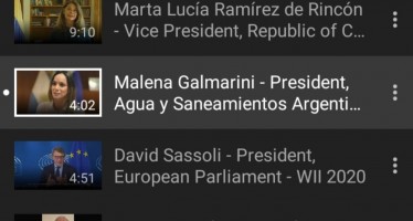 Malena Galmarini brindó un mensaje en la Conferencia Internacional «Mujeres en la industria y la innovación»
