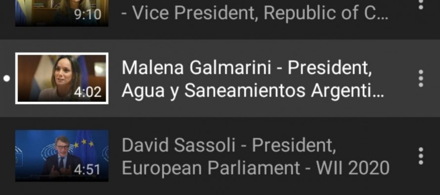 Malena Galmarini brindó un mensaje en la Conferencia Internacional «Mujeres en la industria y la innovación»