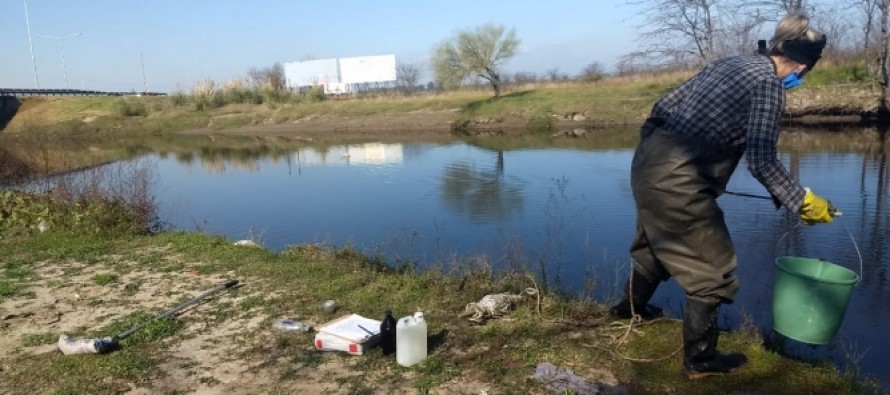 La Provincia realizó el muestreo otoñal de calidad de agua en la Cuenca del Río Luján