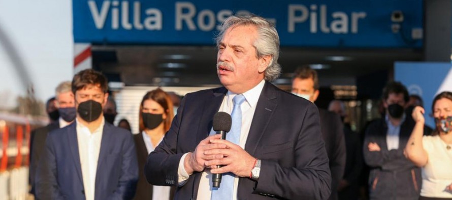 Alberto Fernández anunció obras desde Pilar junto a Axel Kicillof