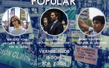 Jóvenes de San Fernando organizan un conversatorio sobre Ambientalismo Popular
