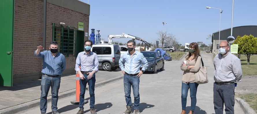 El ministro de Infraestructura visitó la Estación de Bombeo Nº 9 en San Fernando