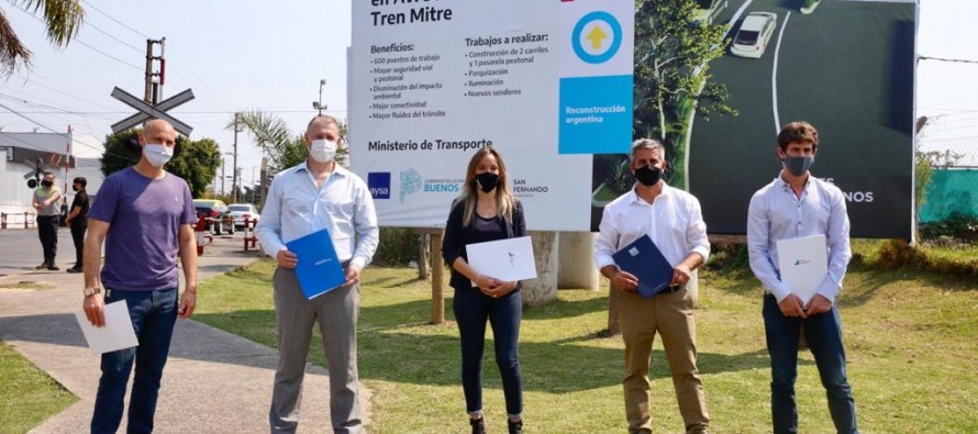 AySA firmó un convenio con San Fernando para la construcción de obras complementarias en un túnel