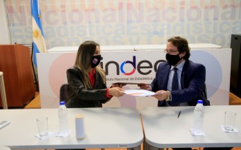 AySA firmó un convenio con el INDEC para trabajos conjuntos