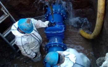 San Fernando: AySA realizó un operativo de cambio de válvula para modernizar la red de agua en zona norte