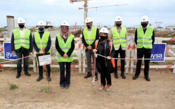 Galmarini, Cabandié y Sabbatella recorrieron el Sistema Riachuelo para evaluar el estado de las obras