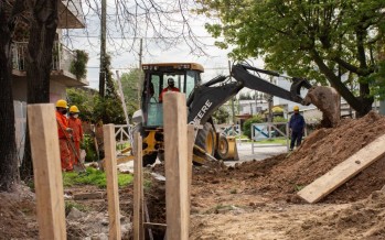 Tigre: Malena Galmarini supervisó la obra Red Secundaria Cloacal “El Talar Norte”