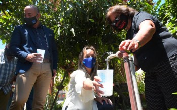Se inauguró la red de agua potable para el barrio «El Progreso» en Benavídez