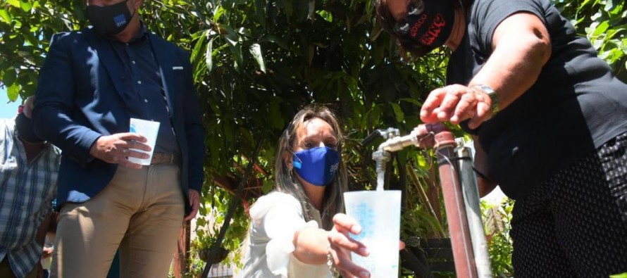 Se inauguró la red de agua potable para el barrio «El Progreso» en Benavídez
