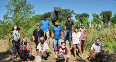 Autoridades del Consejo Provincial de Asuntos Indígenas visitaron Punta Querandí