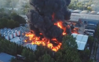 Importante incendio de una fábrica en General Pacheco