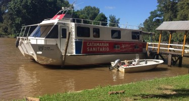 Cronograma de atención médica del Catamarán Sanitario de Tigre durante todo marzo