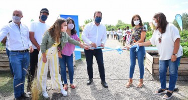 Escobar inauguró la segunda Huerta Agroecológica Municipal en Maquinista Savio