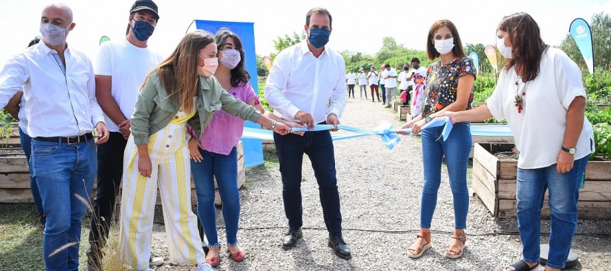 Escobar inauguró la segunda Huerta Agroecológica Municipal en Maquinista Savio