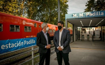 Inauguraron la renovada Estación Padilla en Vicente López