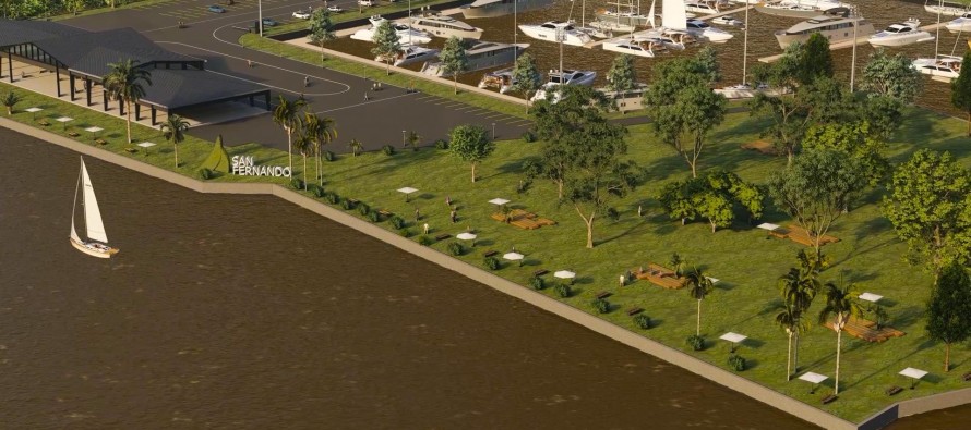 Avanza la obra de ampliación del Parque Náutico en San Fernando