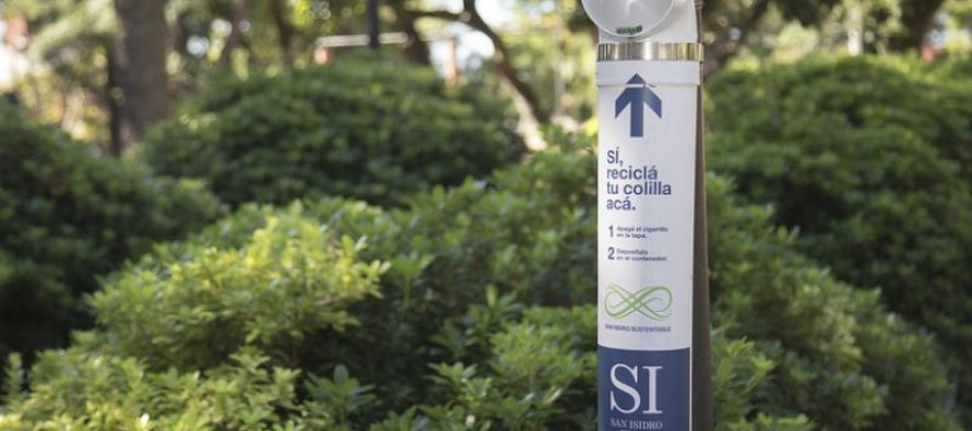 San Isidro instaló 200 colilleros en plazas y espacios públicos