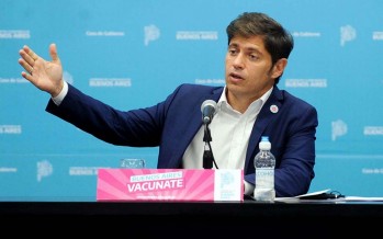 Nuevas medidas anunciadas por Kicillof ante la segunda ola de contagios
