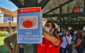 Turismo Tigre entregó material sanitizante