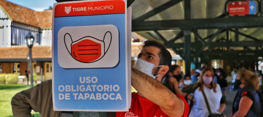 Turismo Tigre entregó material sanitizante