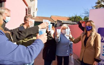 AySA inauguró una nueva red de agua potable en Tigre