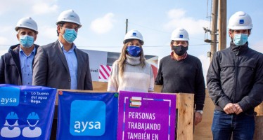 Avanzan las obras que AySA y Trenes llevan adelante en San Fernando