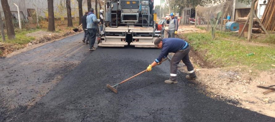 El Municipio de Tigre continua el Plan de Asfaltos 2021 en Benavídez