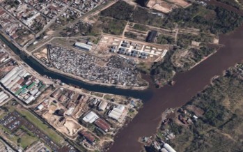 Operativos de limpieza de ríos en el barrio El Garrote en Tigre