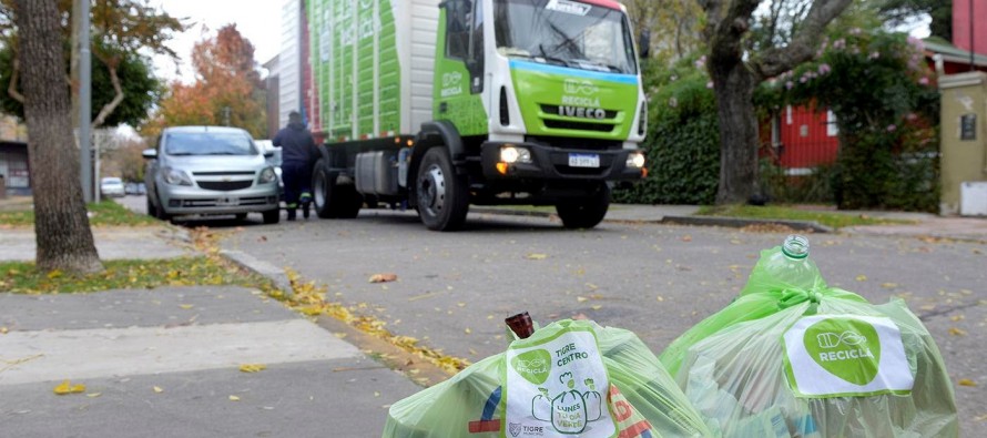 Tigre superó los 2.5 millones kg de materiales reciclables recolectados desde 2019