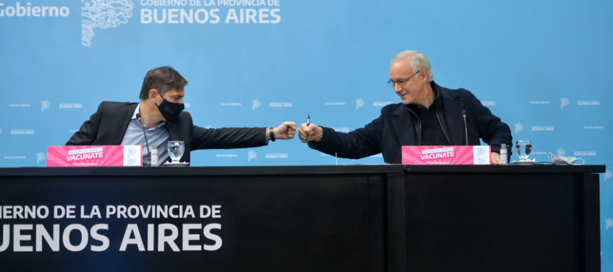 Kicillof: “En agosto habremos vacunado al 95% de los inscriptos y tendremos una Provincia protegida”