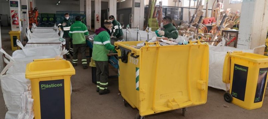 Cifra récord de reciclables procesados en la planta de Villa Adelina