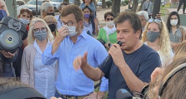 Facundo Manes visitó Tigre acompañado del precandidato a concejal Nicolás Massot