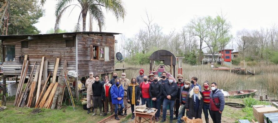 Zabaleta, Frederic y Galmarini visitaron proyectos productivos en la zona del Delta