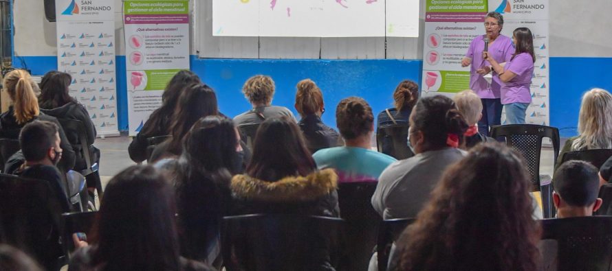 San Fernando sigue capacitando sobre el uso de la “Copa Menstrual” ecológica, económica y saludable