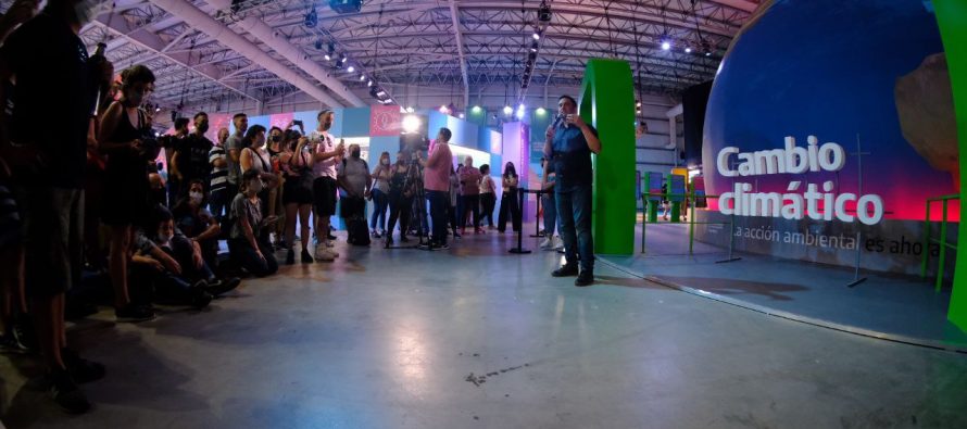 El Ministerio de Ambiente inauguró un stand en Tecnópolis sobre el cambio climático