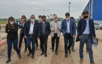 Tigre: Zamora y Kicillof recorrieron la ampliación del Parque Industrial y el Centro de Atención Primaria